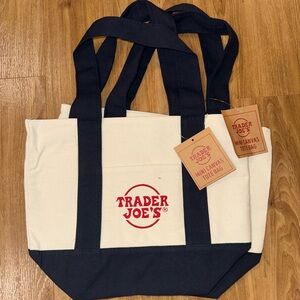 NWT - Trader Joe’s Mini Canvas Tote Bags